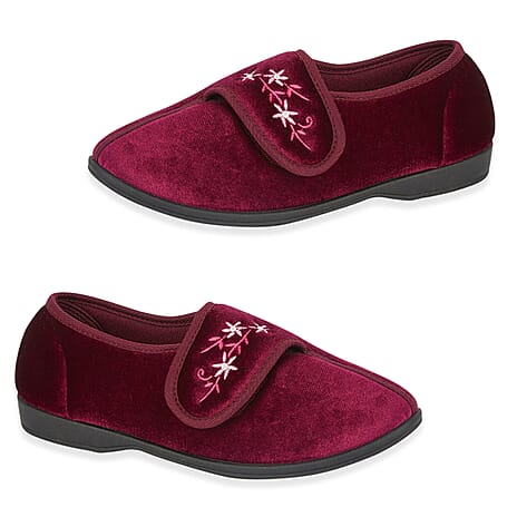 Jo & Joe Ladies Shoe (Size - 5) - Wine