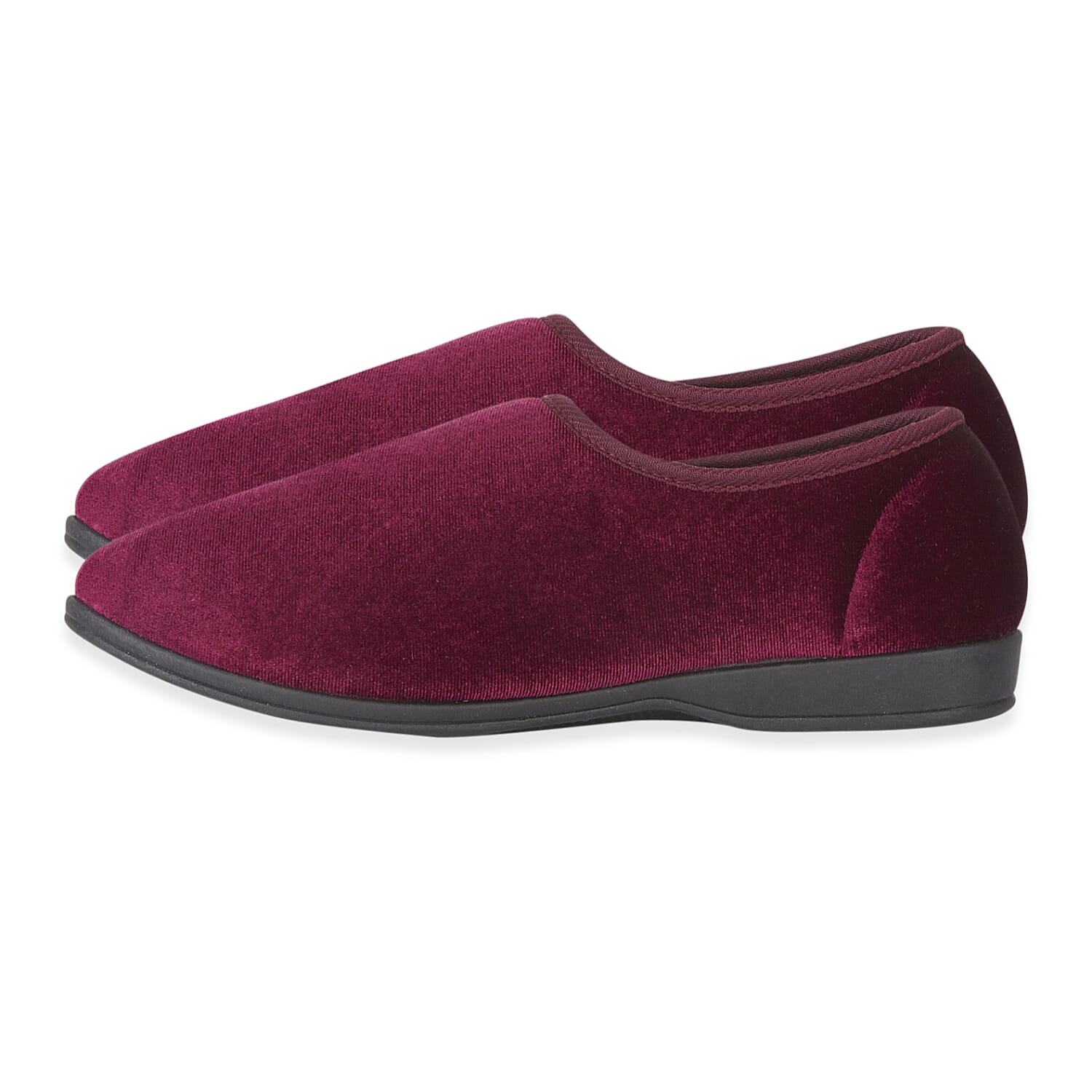 Jo & Joe Veronica Ladies Touch and Close Slipper with Floral Embroidery 