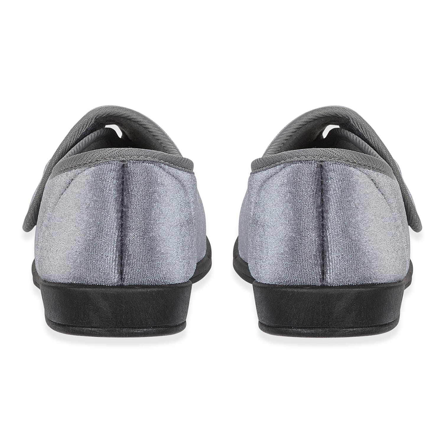 Jo & Joe Veronica Ladies Touch and Close Slipper with Floral Embroidery 