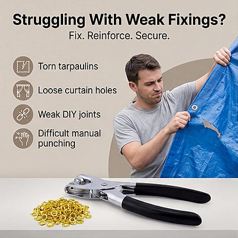 Eyelet Pliers - 100 Eyelets