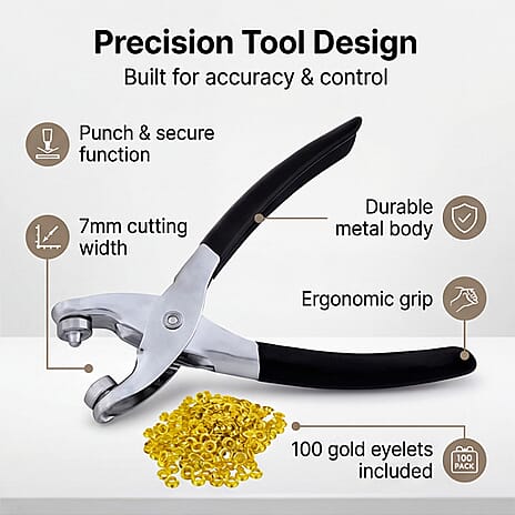 Eyelet Pliers - 100 Eyelets