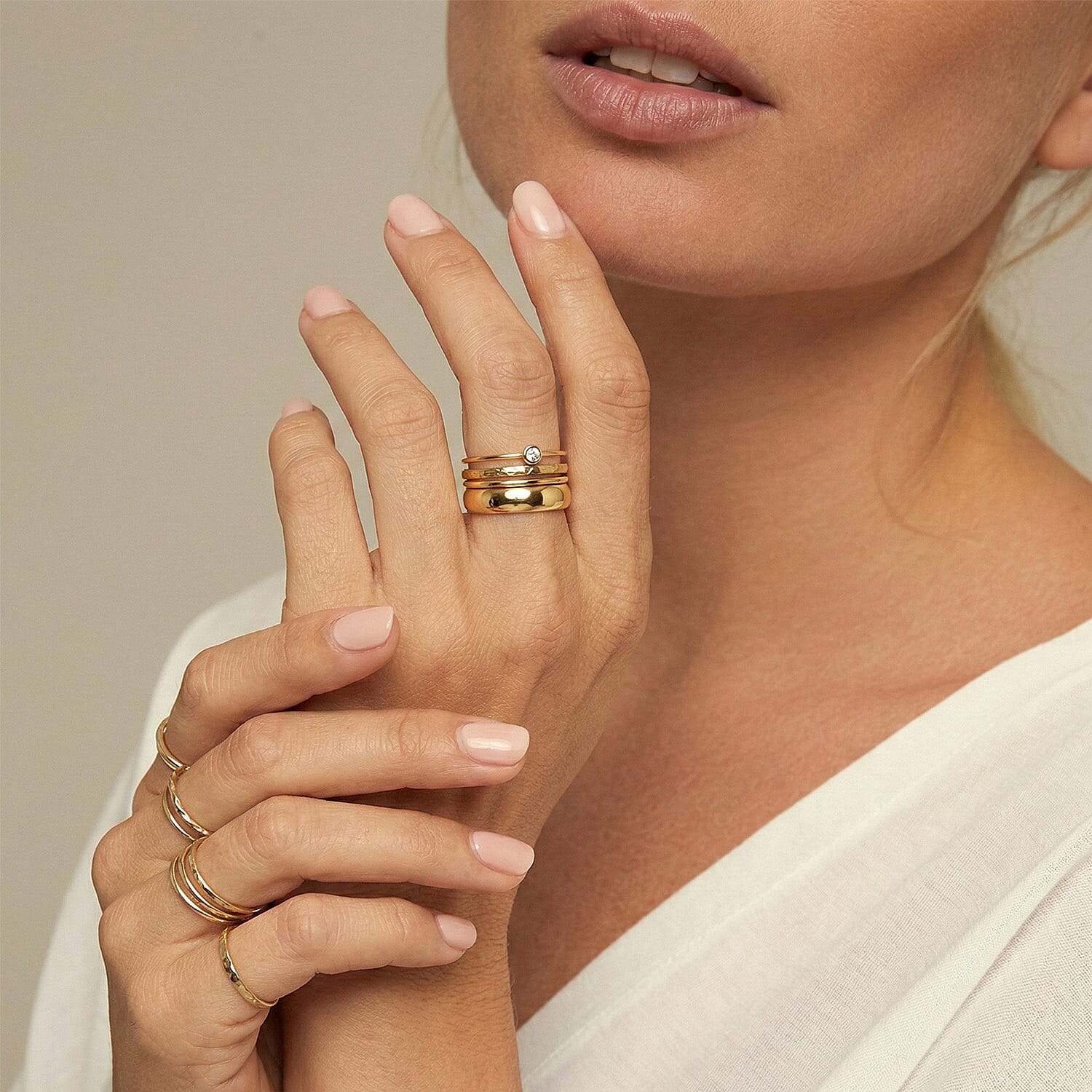 Close Out Deal- 9K Yellow Gold Wide Band Ring