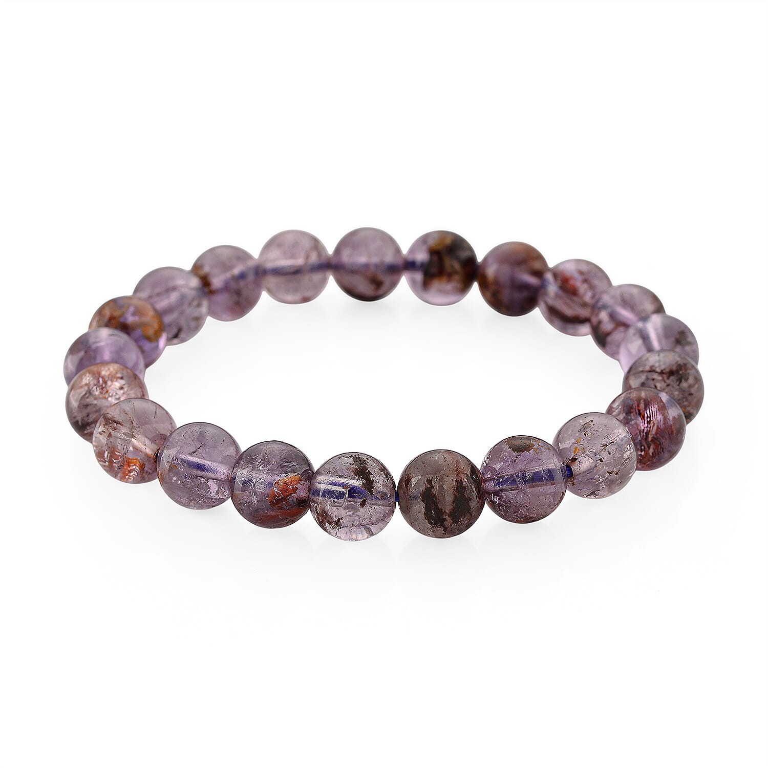 Cacoxenite Beads Stretchable Bracelet (Size 7-7.5) 120.00 Ct.
