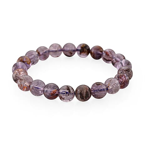 Cacoxenite Beads Stretchable Bracelet (Size 7-7.5) 120.00 Ct.