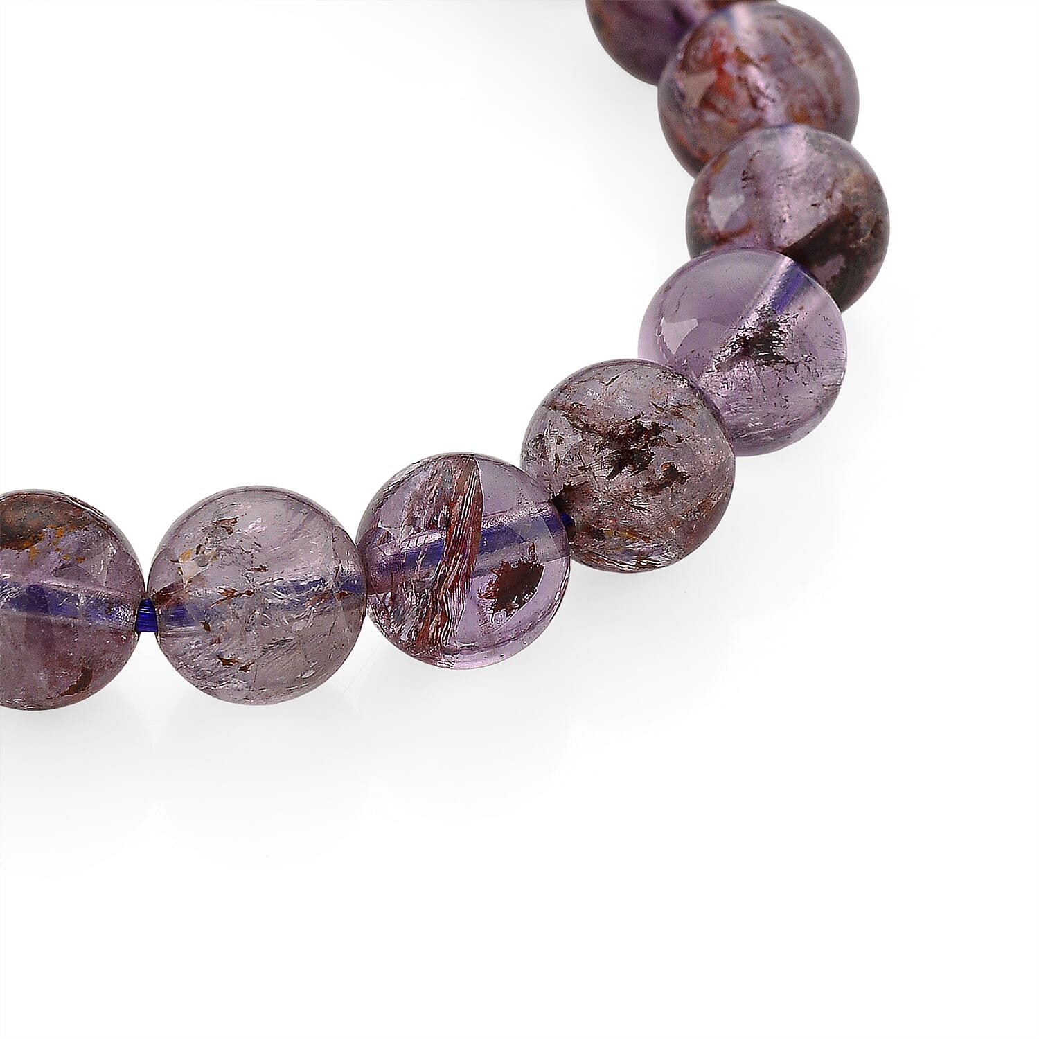 Cacoxenite Beads Stretchable Bracelet (Size 7-7.5) 120.00 Ct.