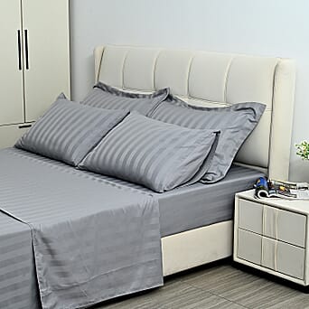 https://tjcuk.sirv.com/Products/84/3/8438986/LIVMORE-Cotton-Striped-Bedding-Set-Size-200x1-cm-Silver-Grey_8438986.jpg?w=342&h=342