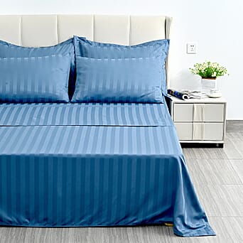 https://tjcuk.sirv.com/Products/84/3/8438989/LIVMORE-Cotton-Striped-Bedding-Set-Size-225x1-cm-Denim-Blue_8438989_1.jpg?w=342&h=342