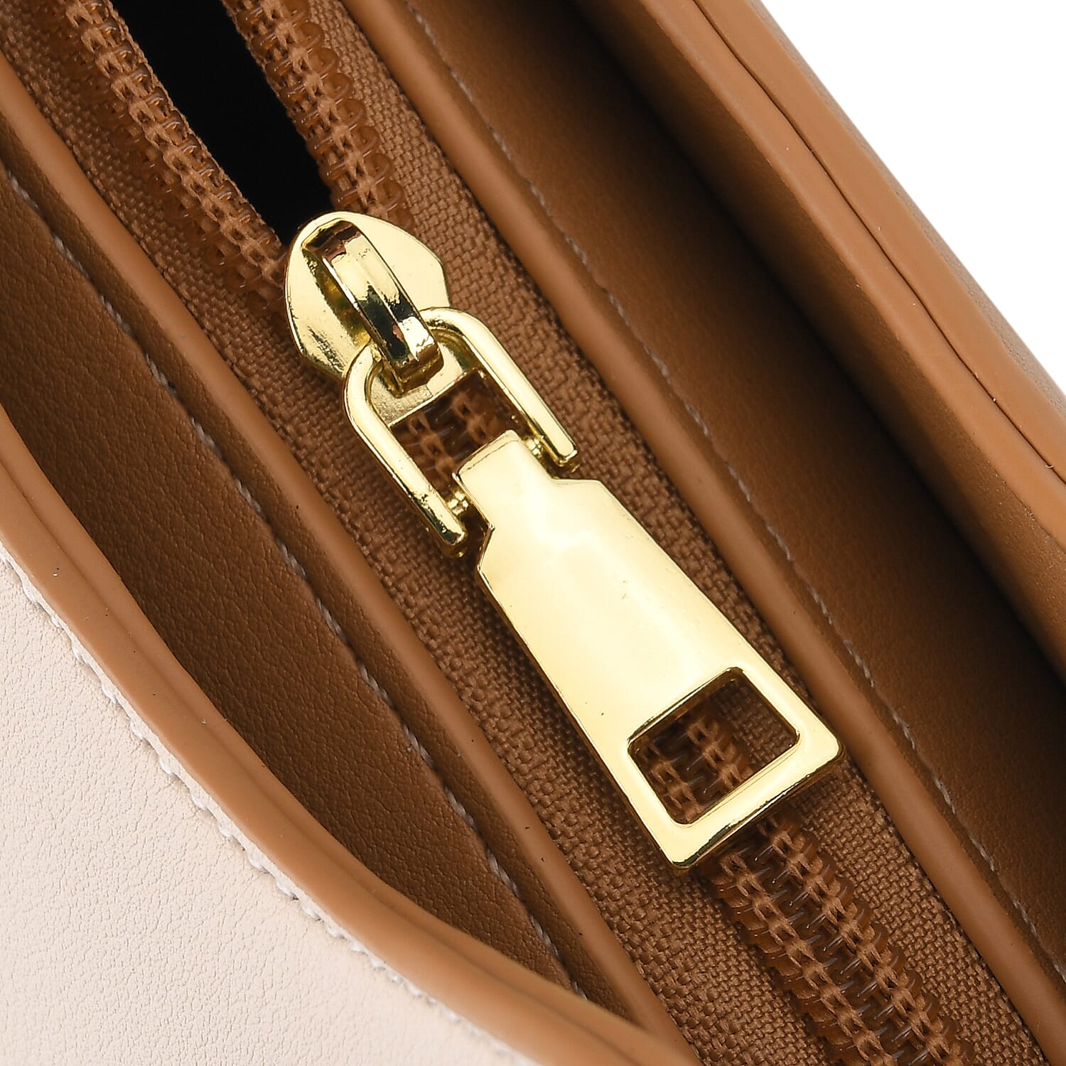 Crossbody Bag (Size - One Size) - Brown & White