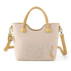Crossbody Bag (Size - One Size) - Yellow & White