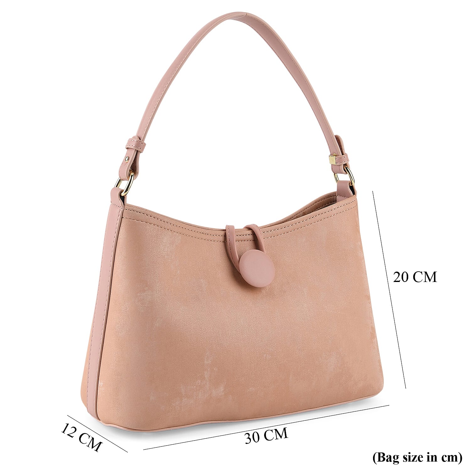 Crossbody Bag (Size - One Size) - Pink & White