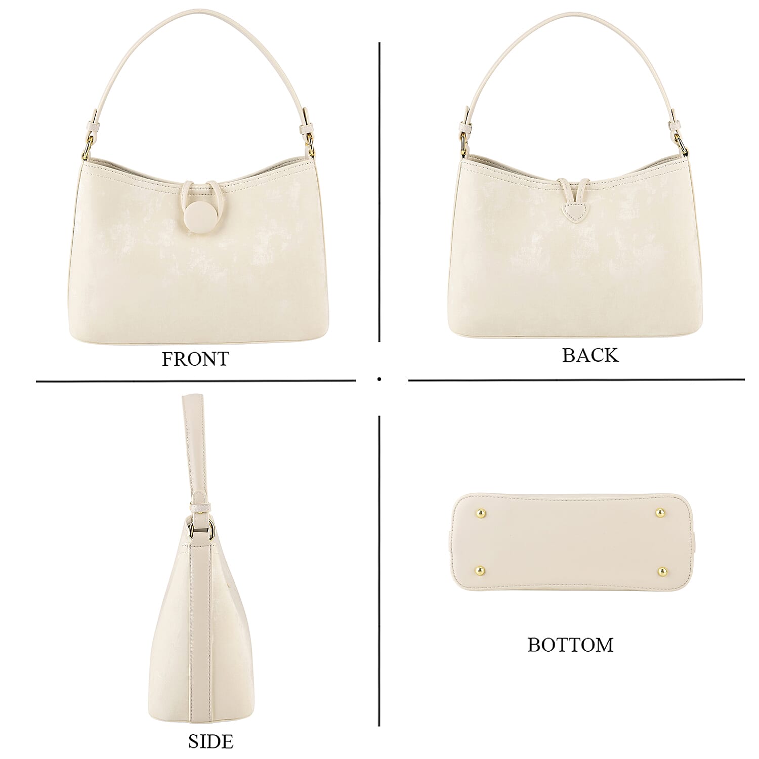 Crossbody Bag (Size - One Size) - White & White