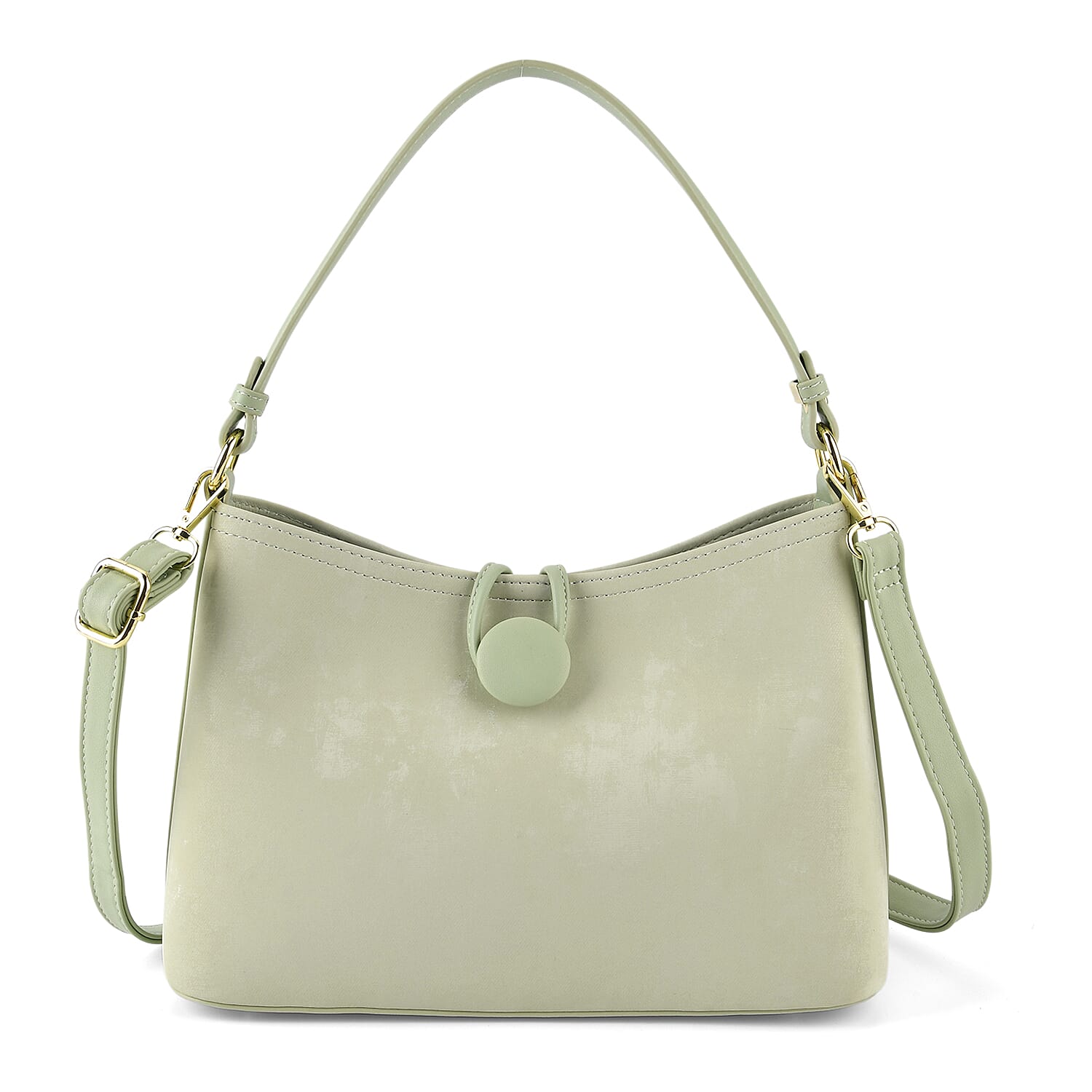 Crossbody Bag (Size - One Size) - Green & White