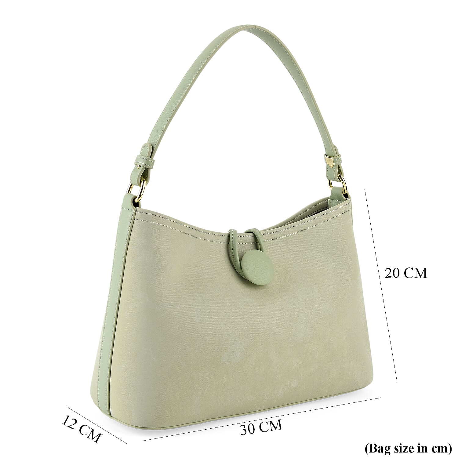 Crossbody Bag (Size - One Size) - Green & White