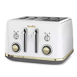 BREVILLE Mostra 4-Slice Toaster - White