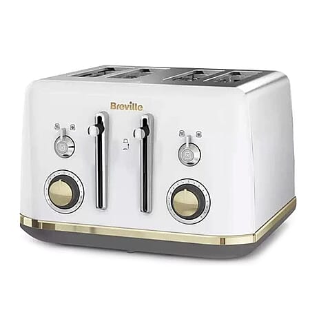 BREVILLE Mostra 4-Slice Toaster - White
