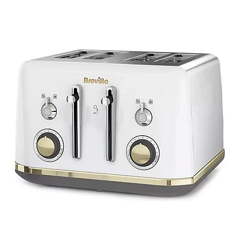 BREVILLE Mostra 4-Slice Toaster - White