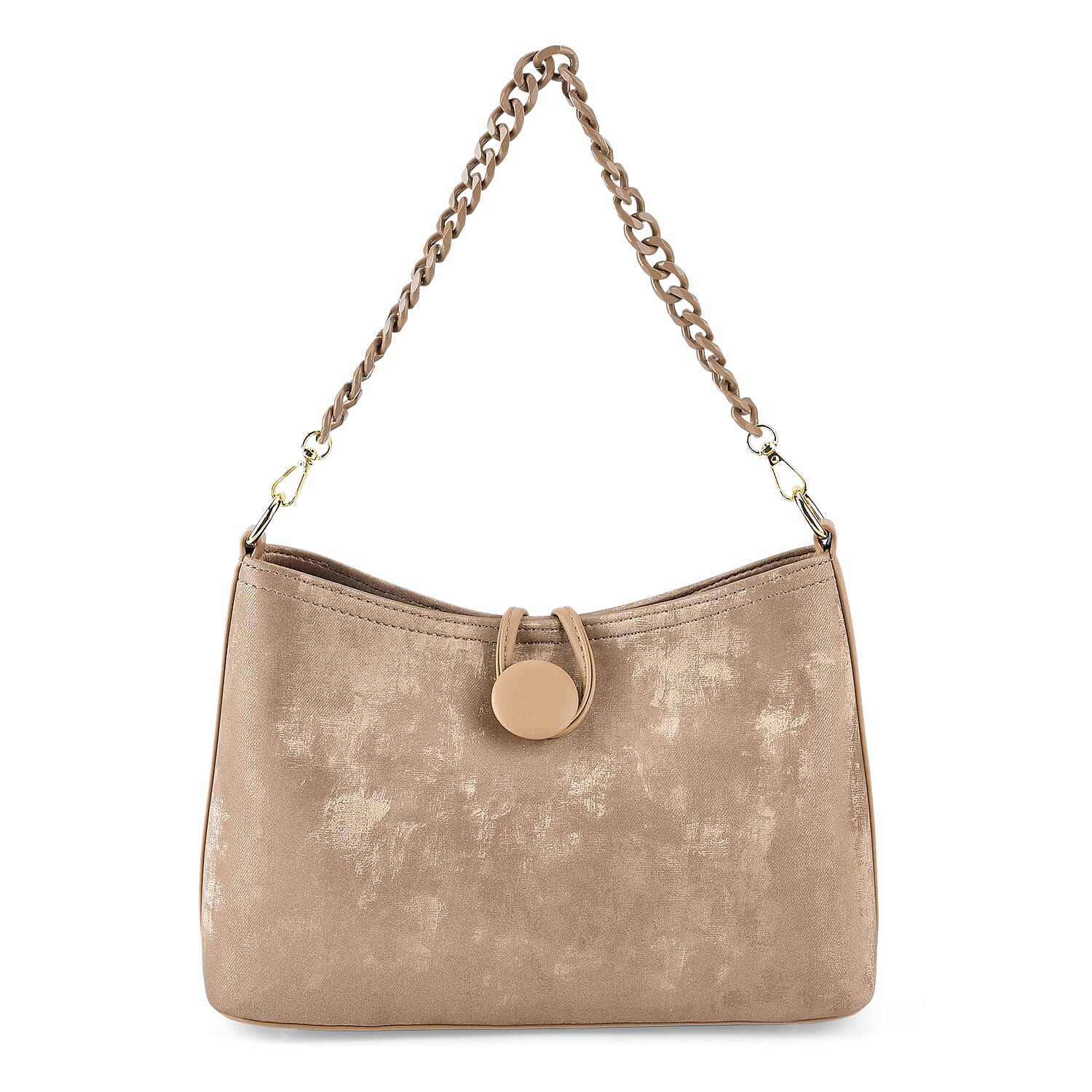 Crossbody Bag (Size - One Size) - Khaki & White
