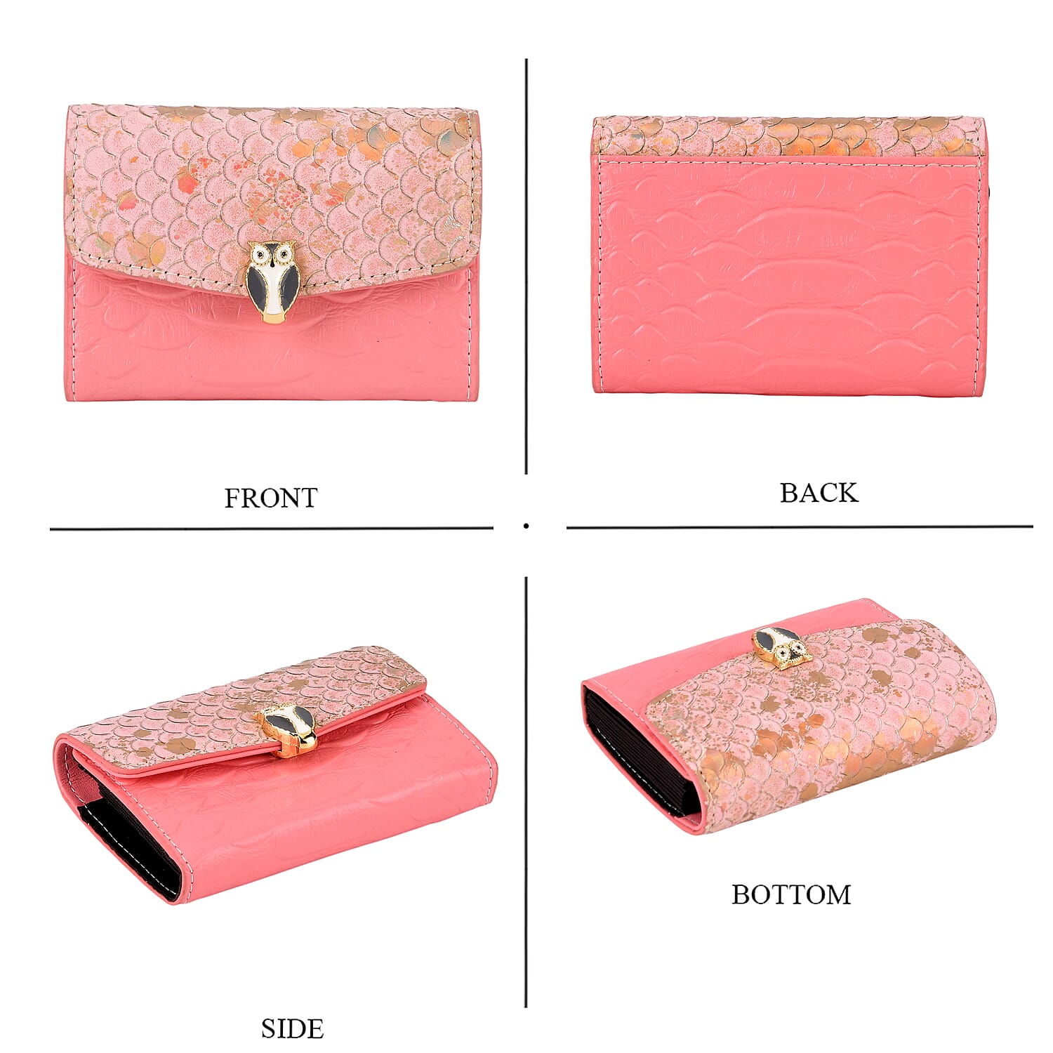 La Marey Signature Crossbody Bag (Size - One Size) - Pink & White