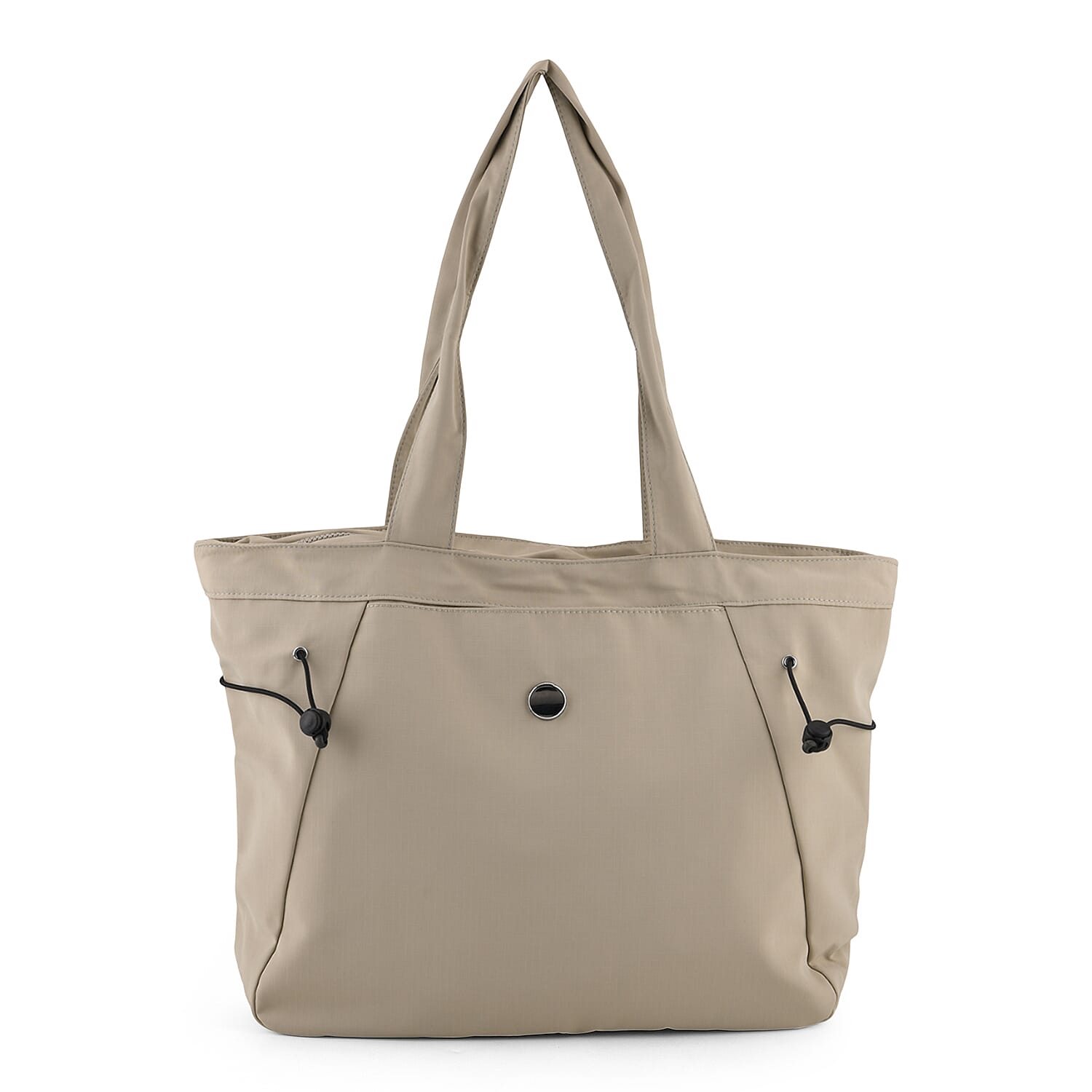 Designer Inspired Multi-Pocket Tote Bag - Light Green