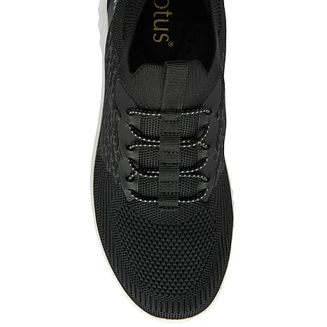 Lotus Girona Lightweight Casual Trainers (Size 4) - Black