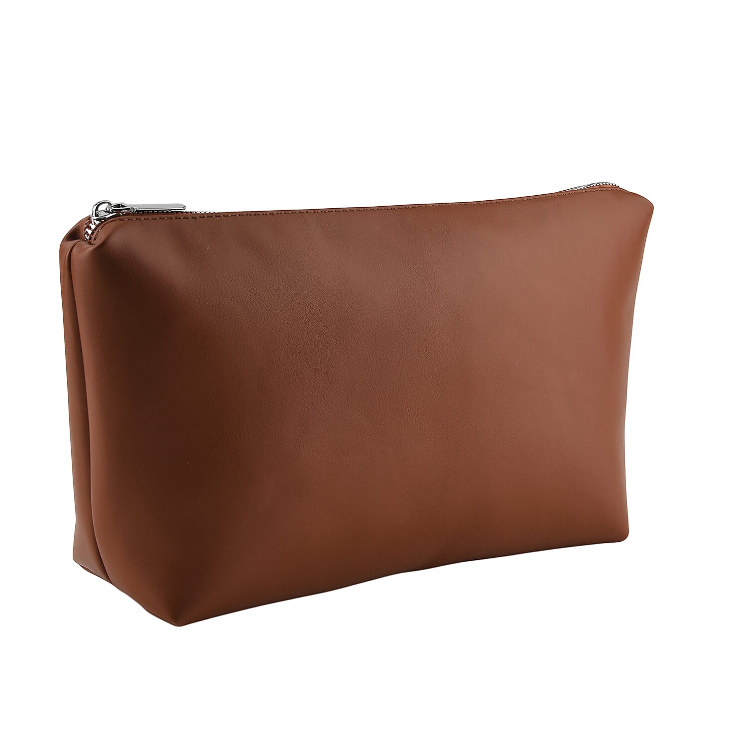 La Marey Designer Inspired Sculptured Handle Tote With Inside Pouch - Red