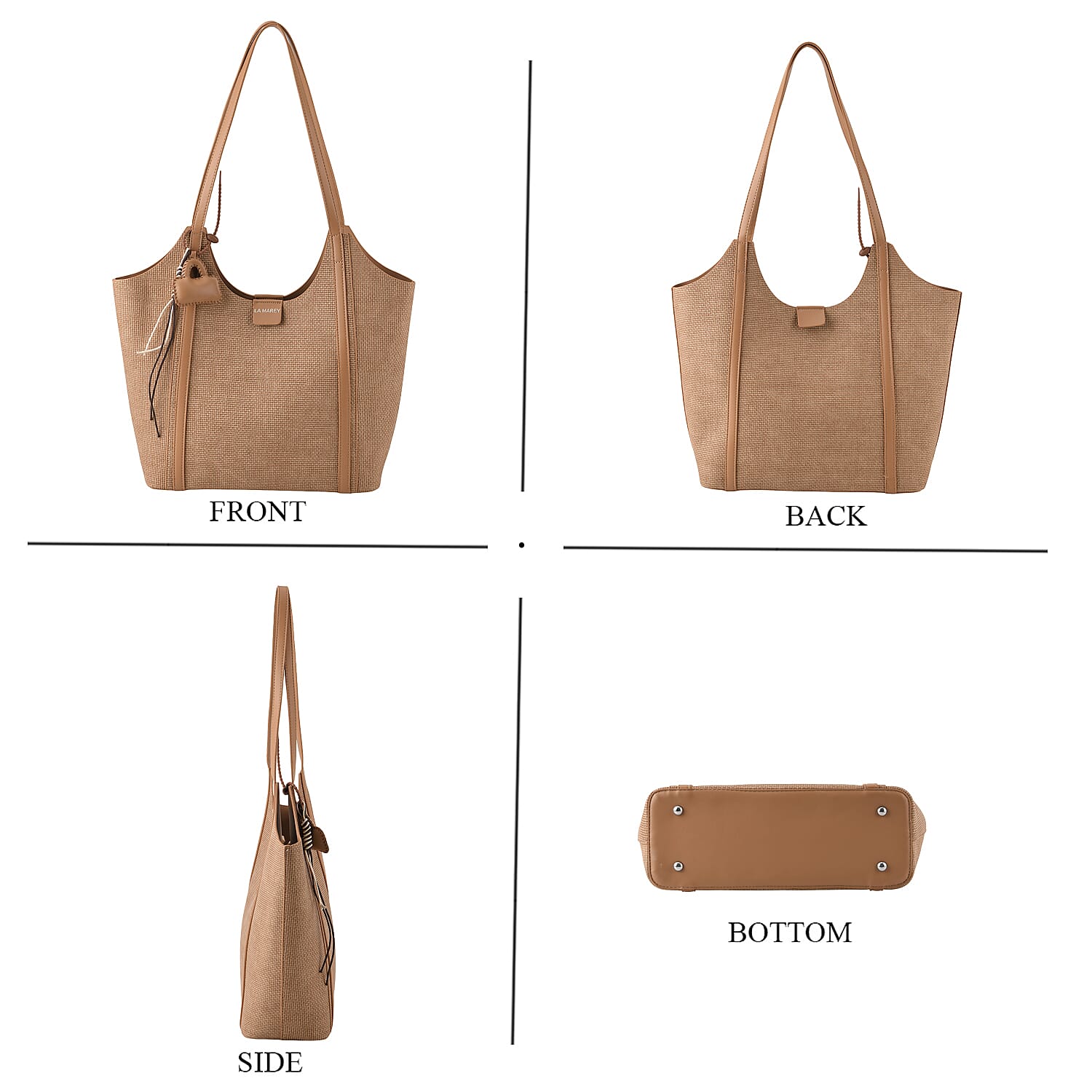 La Marey Crossbody Bag (Size - One Size) - Beige