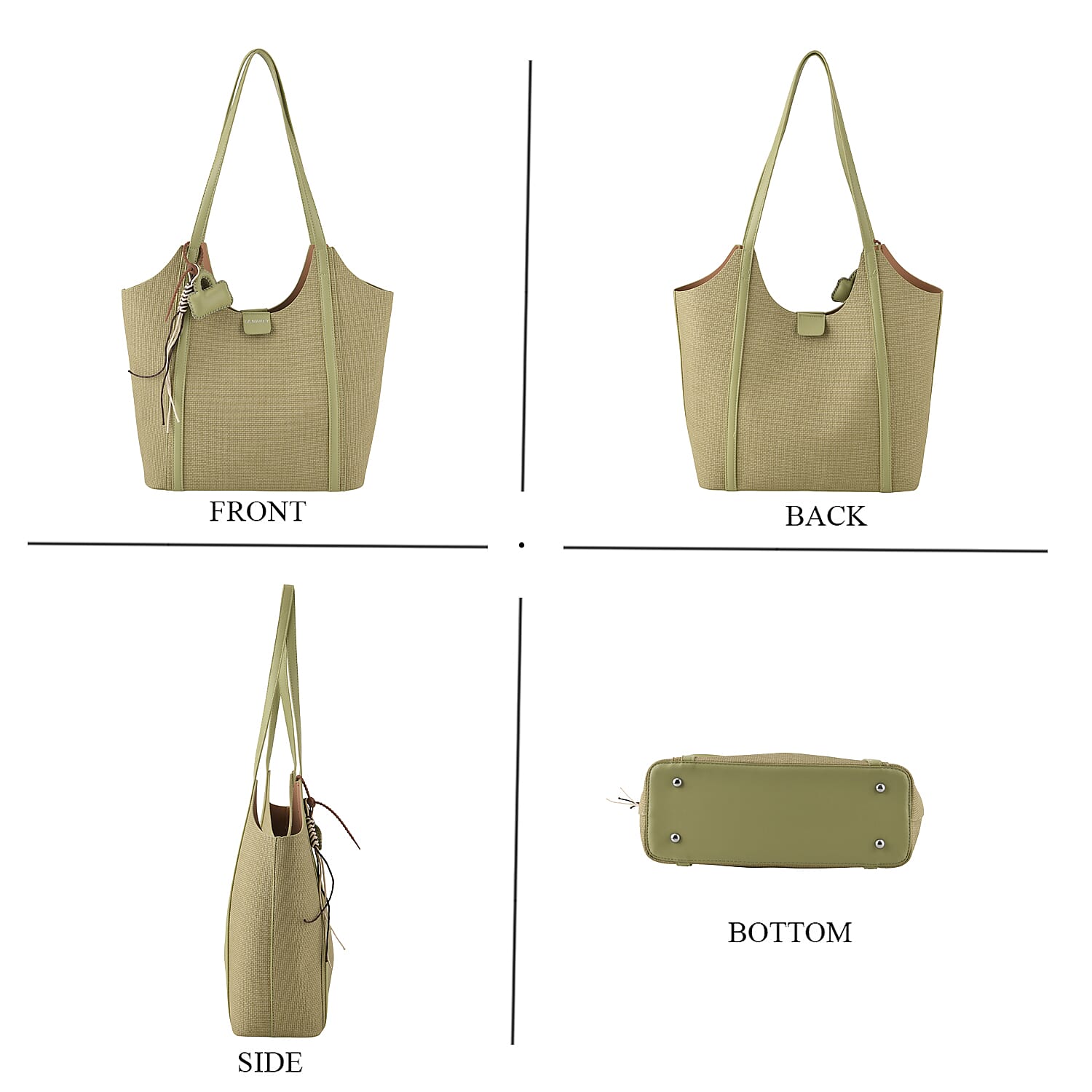 La Marey Crossbody Bag (Size - One Size) - Green
