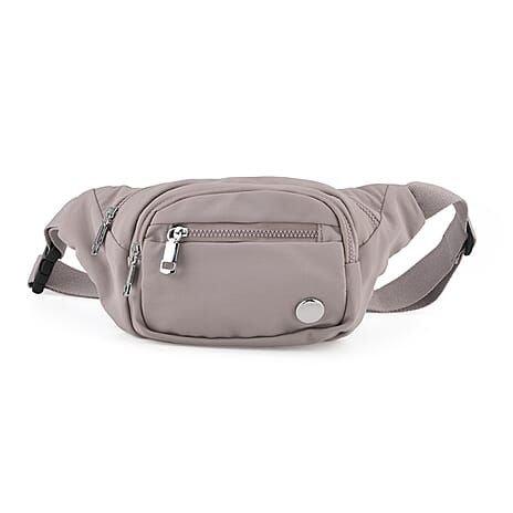 BRAND NEW Multi-Pocket Waist Saddle Bag with Adjustable Strap - Light Purple