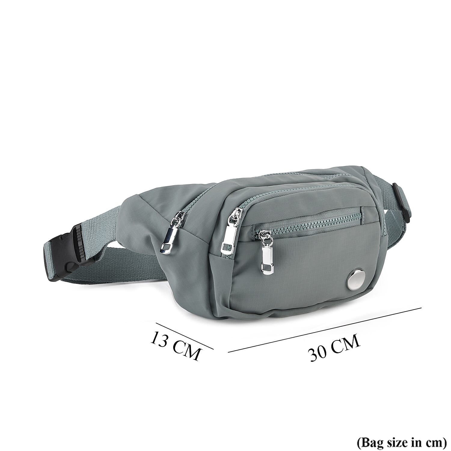 BRAND NEW Multi-Pocket Waist Saddle Bag with Adjustable Strap - Blue