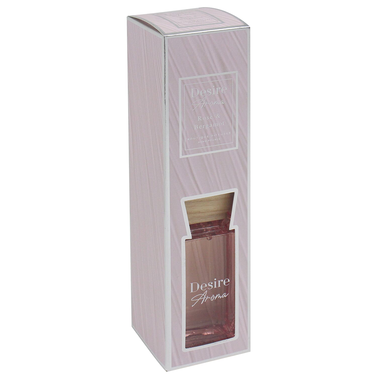 Rose & Bergamot Luxury Reed Diffuser (200ml) - Pink