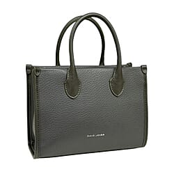 David Jones Leatherette Tote Bag - Orange