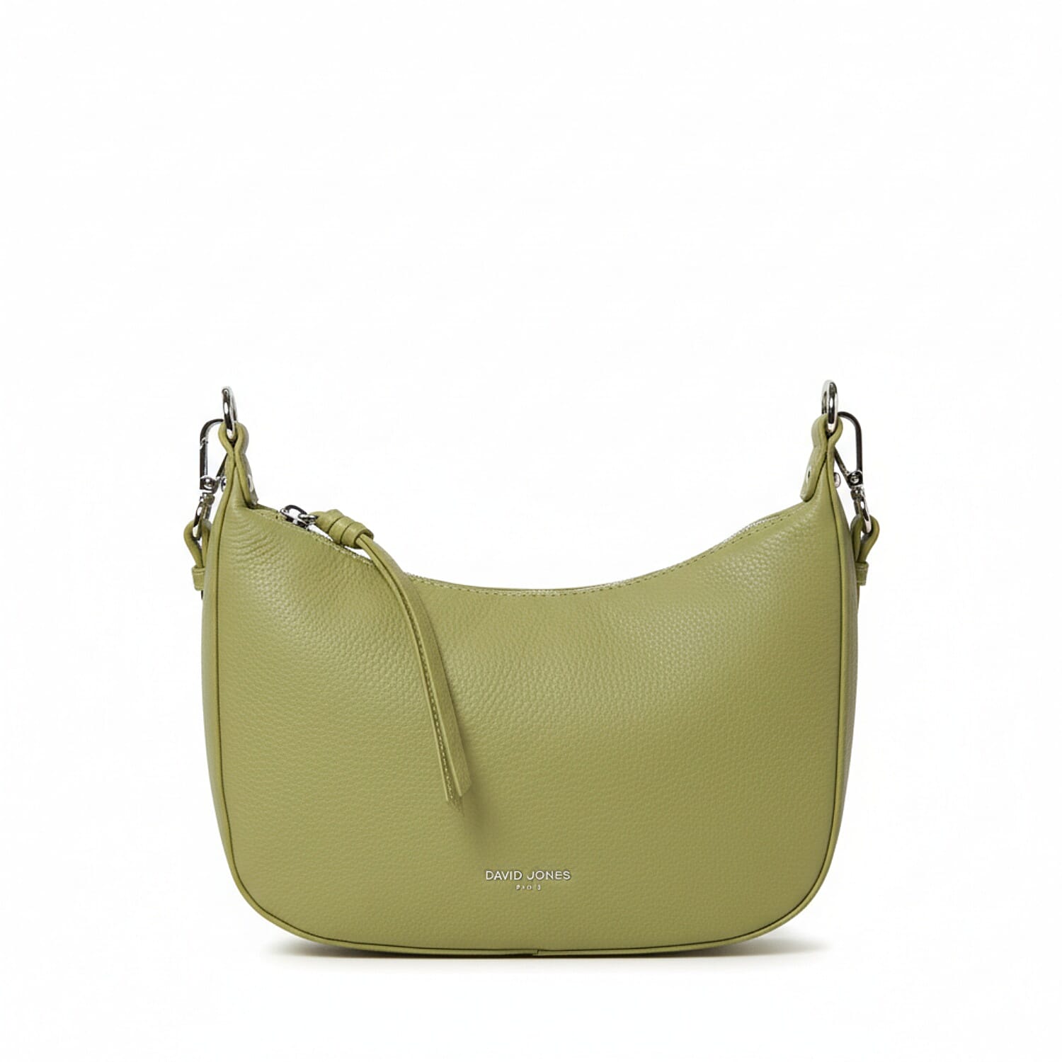 David Jones Leatherette Hobo Bag - Lime