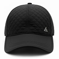 Mens ProHike Quilted Baseball Cap (One Size) - Black