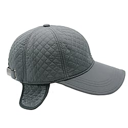 Mens ProHike Quilted Baseball Cap (One Size) - Black