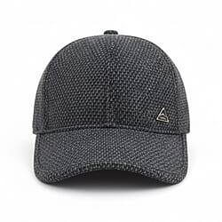 Mens ProHike Quilted Baseball Cap (One Size) - Black