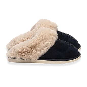 https://tjcuk.sirv.com/Products/84/4/8448037/Ladies-Lizzie-Faux-Fur-Lined-Mule-Slippers-Size-3-4-Navy_8448037.jpg?w=342&h=342