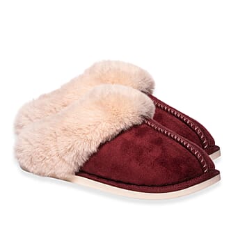 https://tjcuk.sirv.com/Products/84/4/8448040/Ladies-Lizzie-Faux-Fur-Lined-Mule-Slippers-Size-3-4-Burgundy_8448040.jpg?w=342&h=342