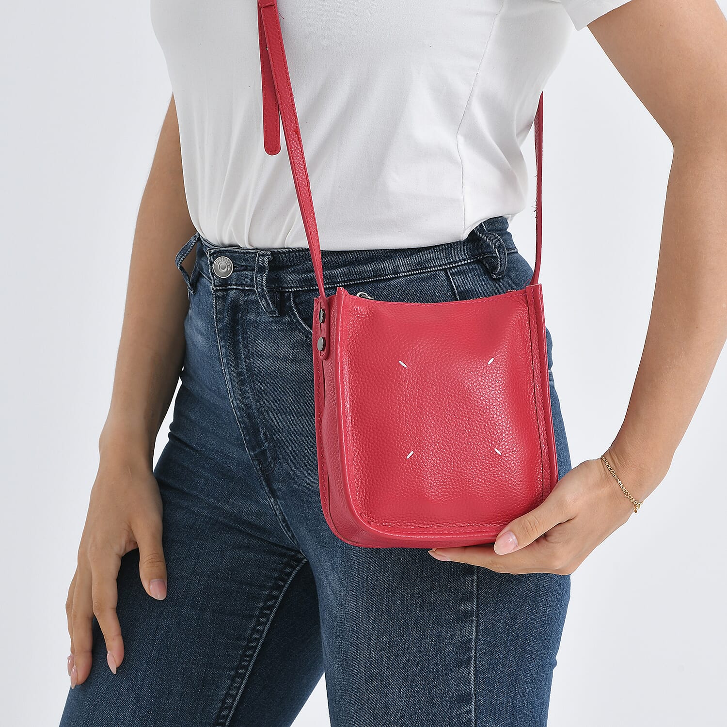 Crossbody Bag (Size - One Size) - Fuchsia
