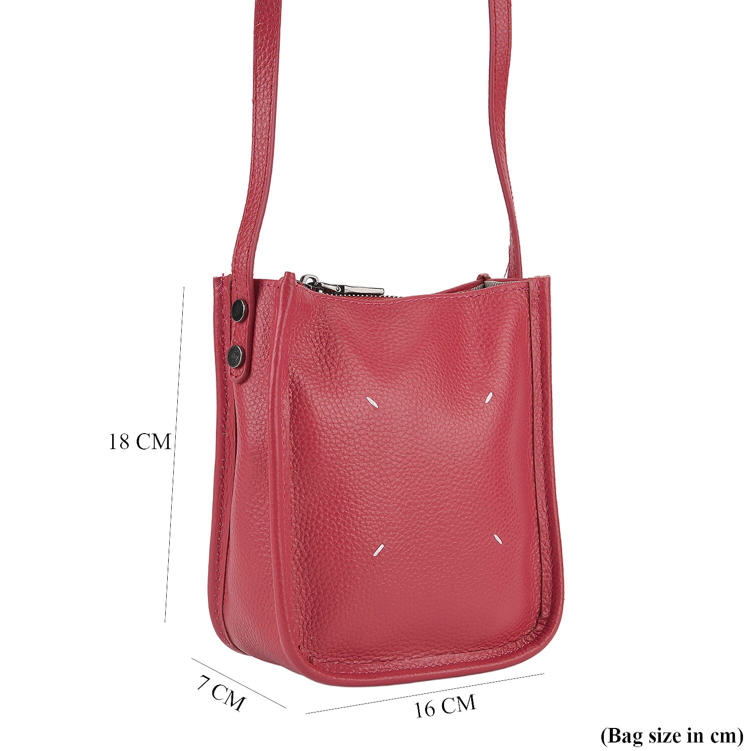 Crossbody Bag (Size - One Size) - Fuchsia