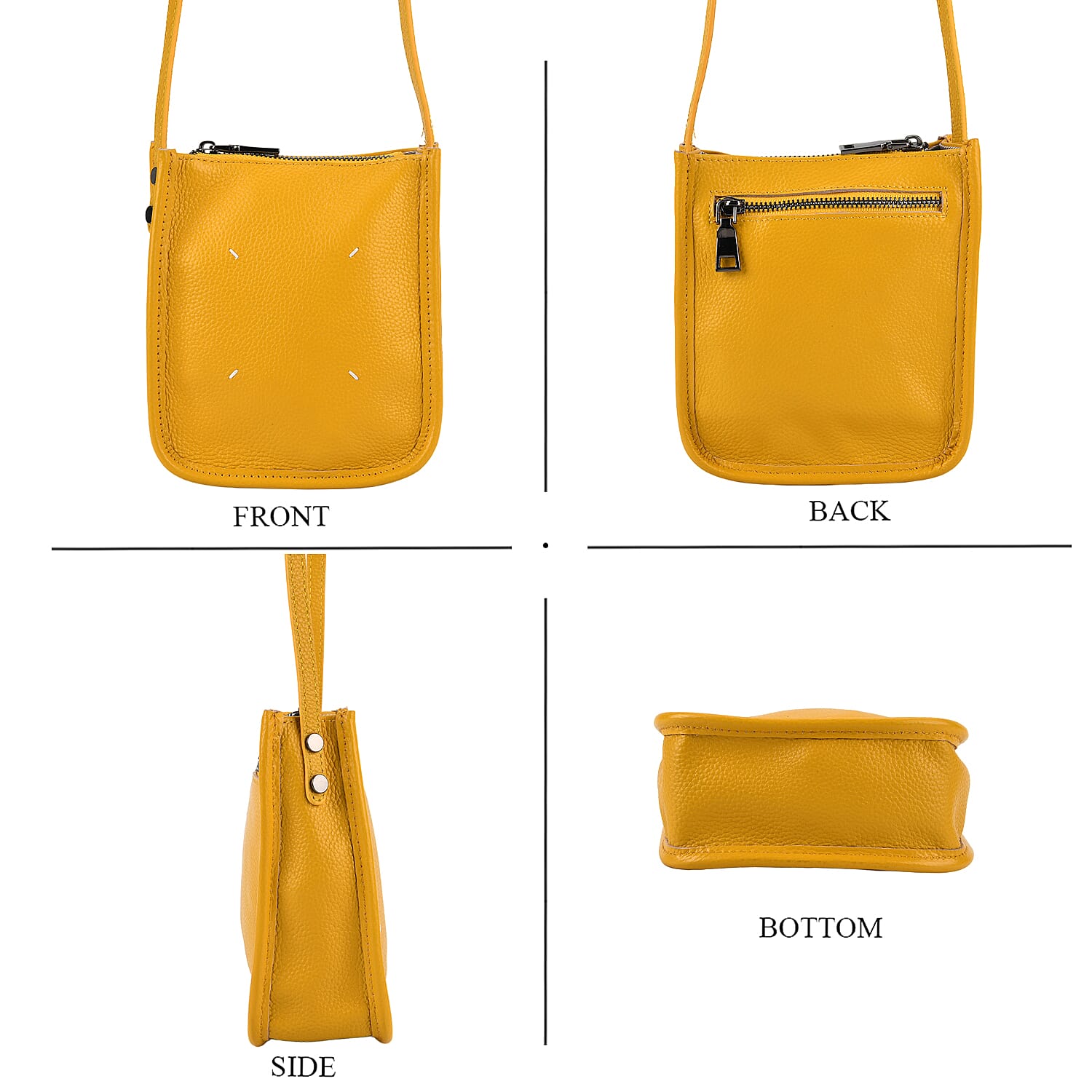 Crossbody Bag (Size - One Size) - Yellow