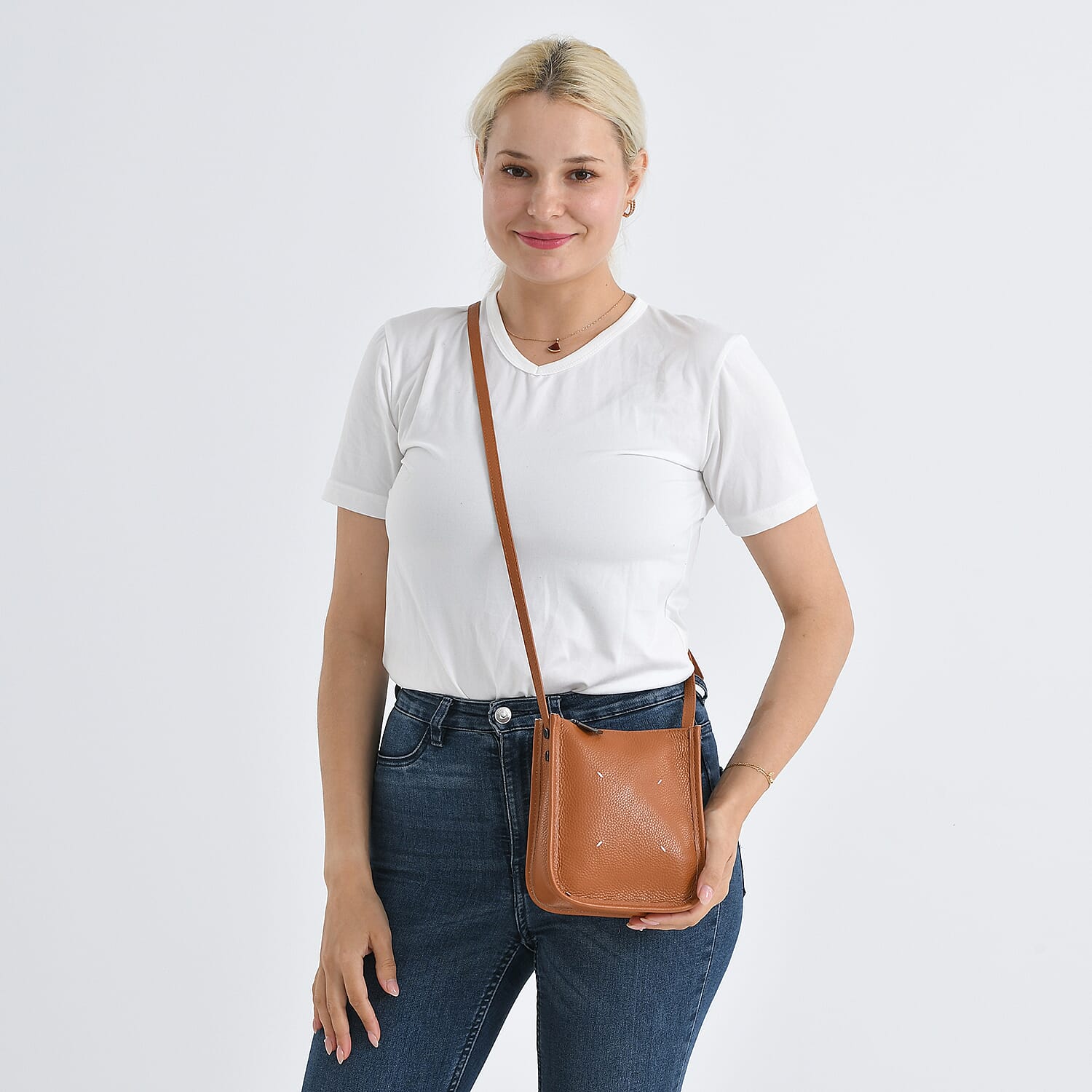 Crossbody Bag (Size - One Size) - Tan