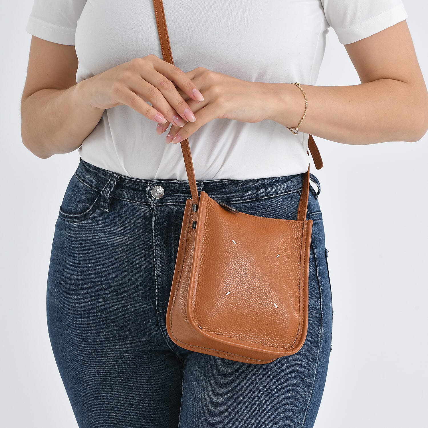 Crossbody Bag (Size - One Size) - Tan