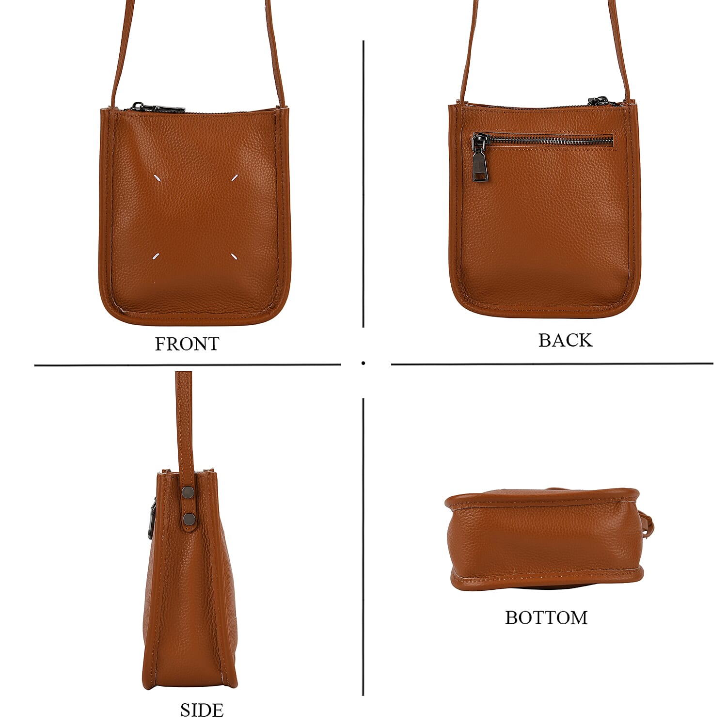 Crossbody Bag (Size - One Size) - Tan