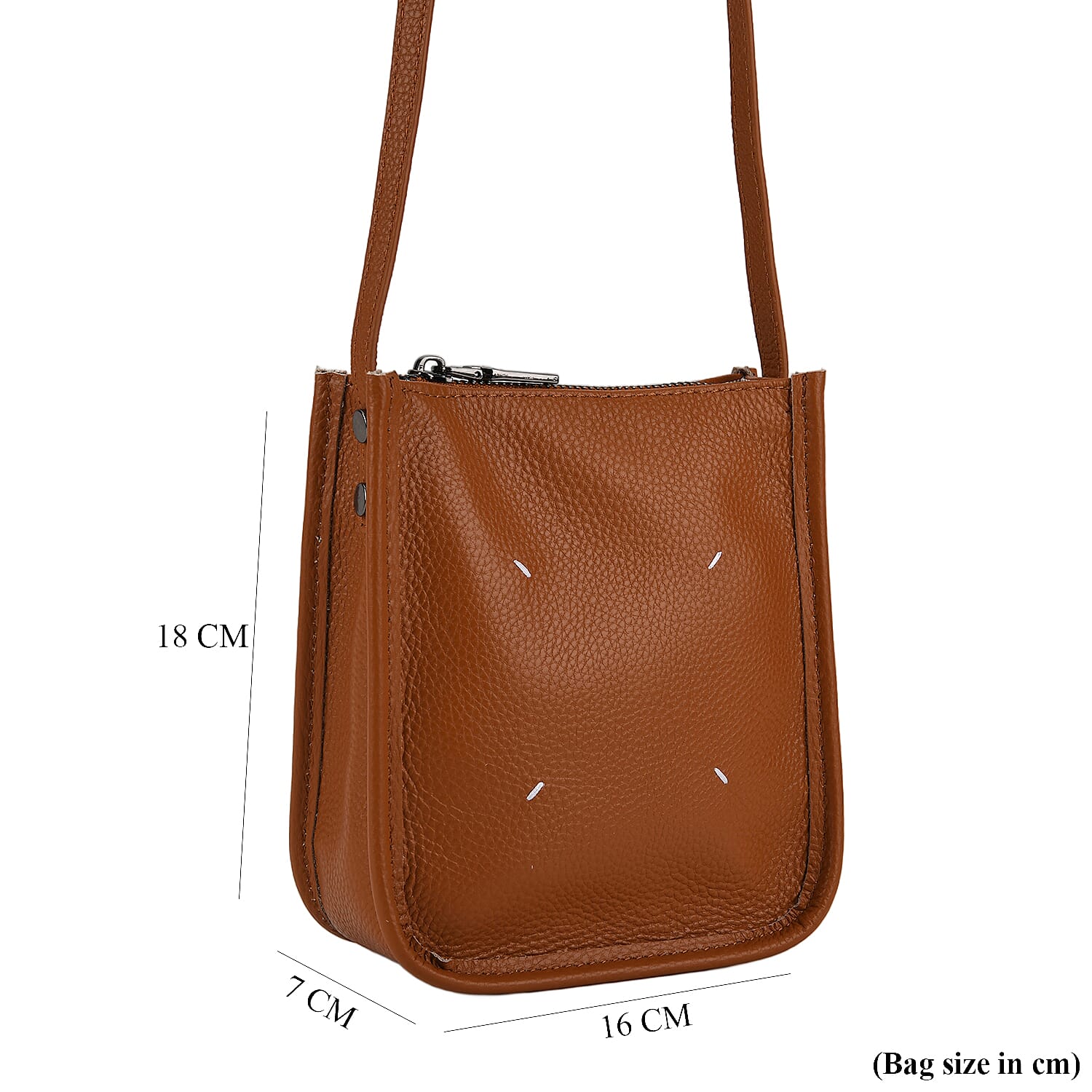 Crossbody Bag (Size - One Size) - Tan