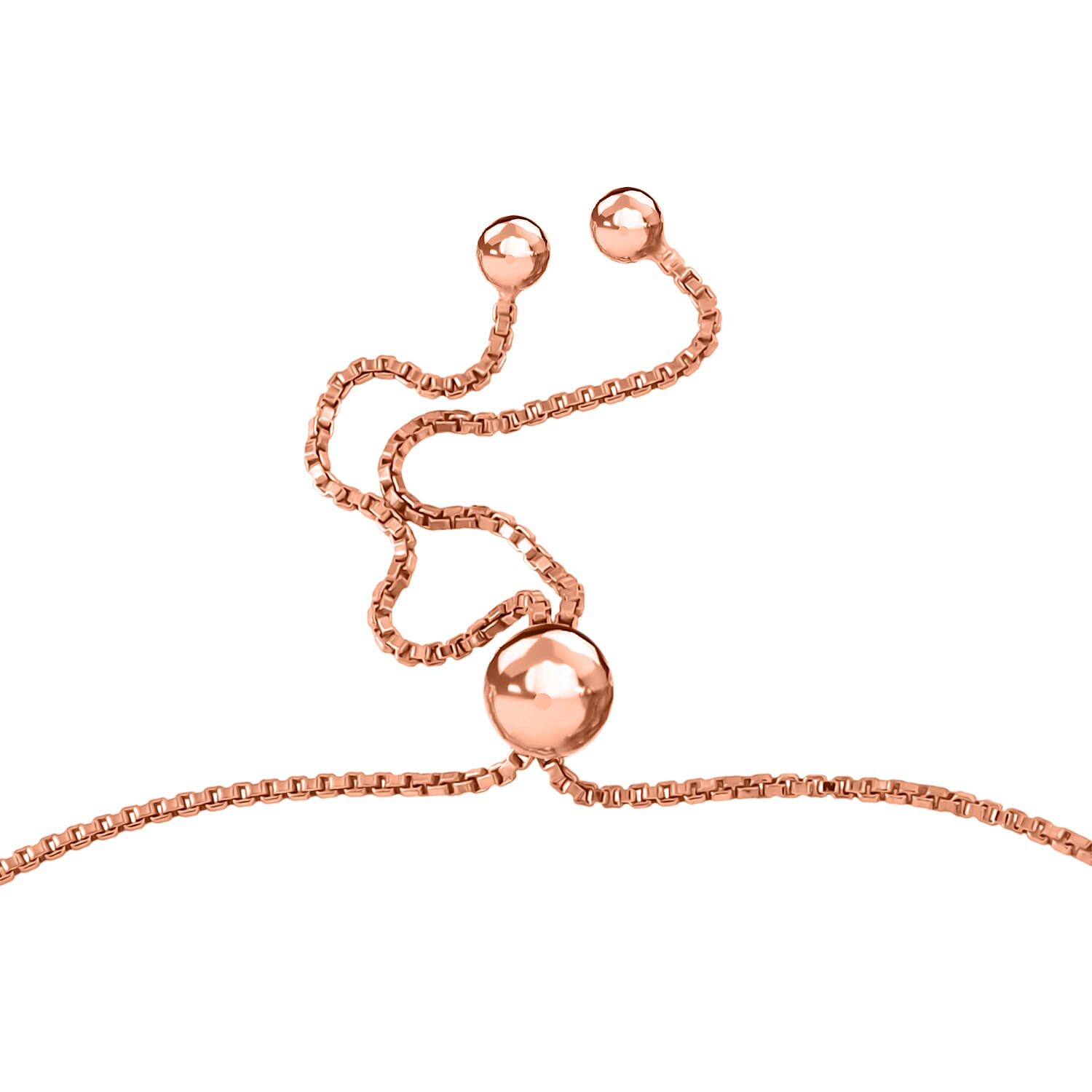 D'Joy Natural Kunzite & Golconda Topaz Station Bracelet (Size - 7.5  Adjustable) in Rose Gold Plated Sterling Silver 22.39 Ct.