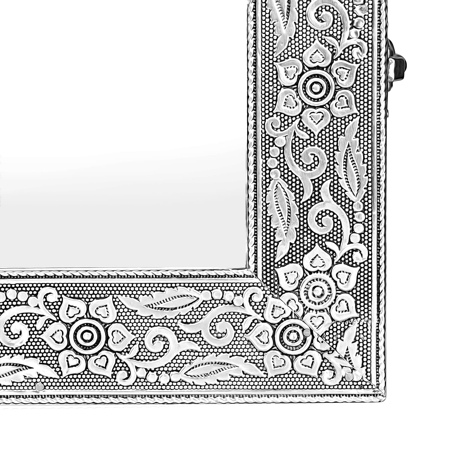 Livmore Handmade Oxidized Wall Mount Jewellery Organizer (Size 55x33x8 cm) - Purple