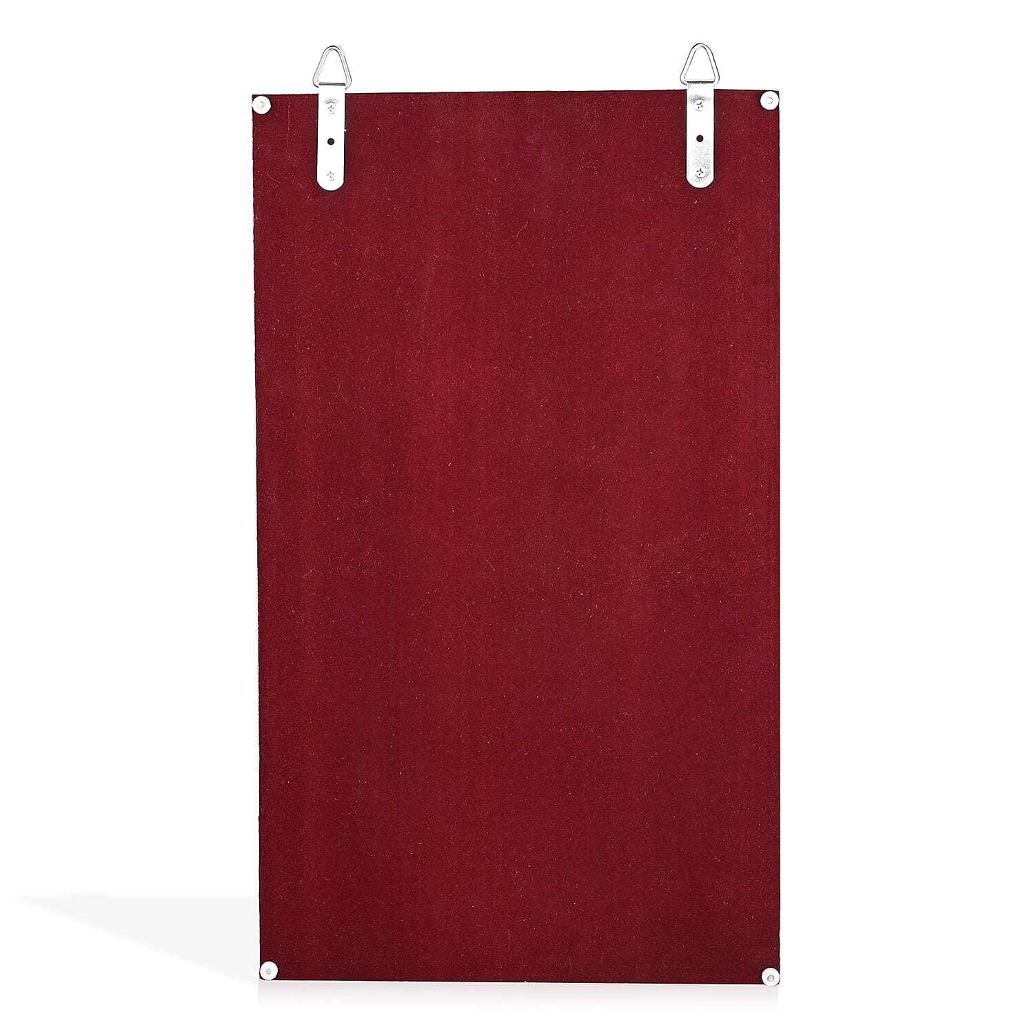 Livmore Handmade Oxidized Wall Mount Jewellery Organizer (Size 55x33x8 cm) - Maroon
