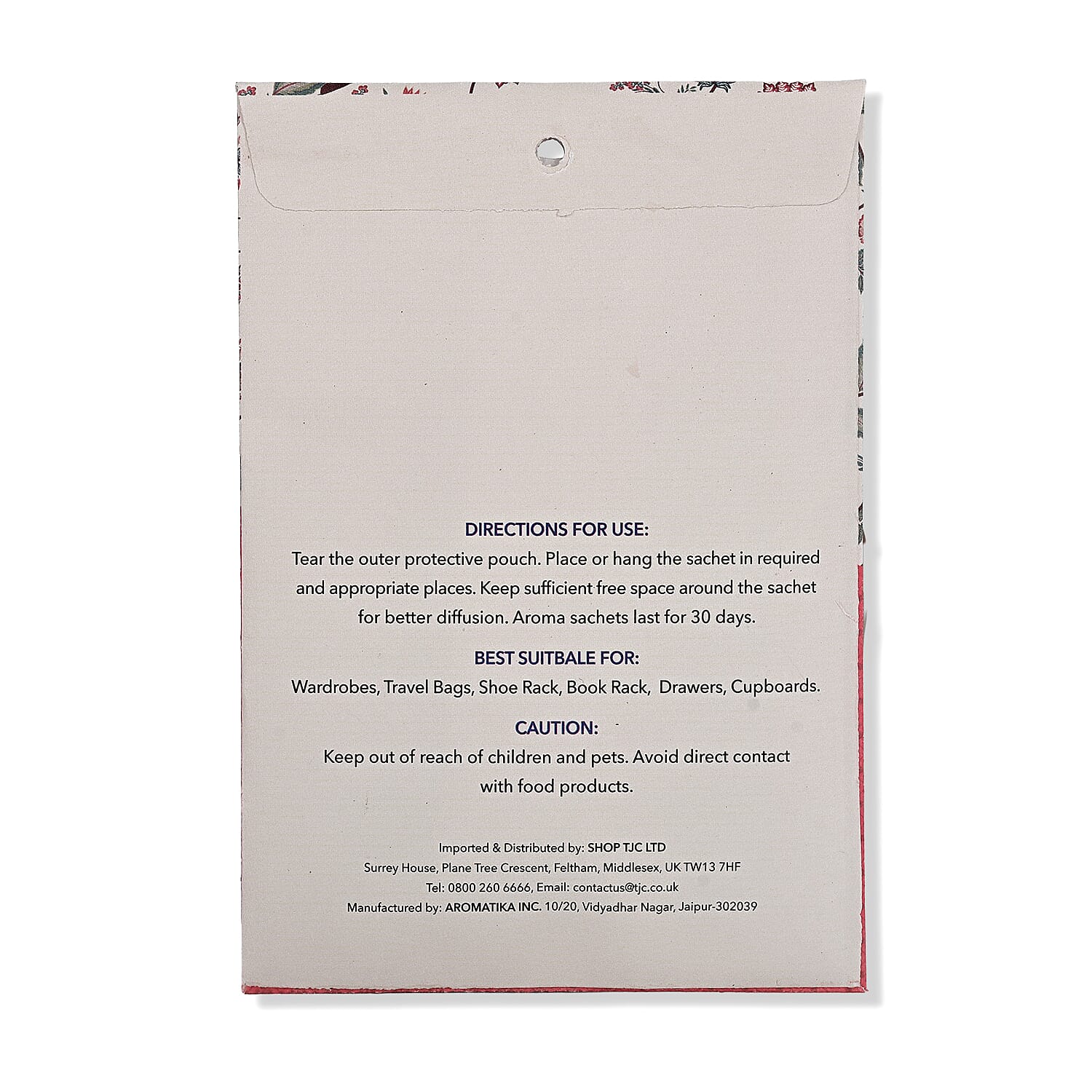 Livmore  Set of 10 Rose Fragrance Sachets (Size 8 x 9Cm)