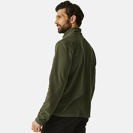 Regatta Mens Lightweight Half Zip Fleece (Size XXXL) - Olive Night