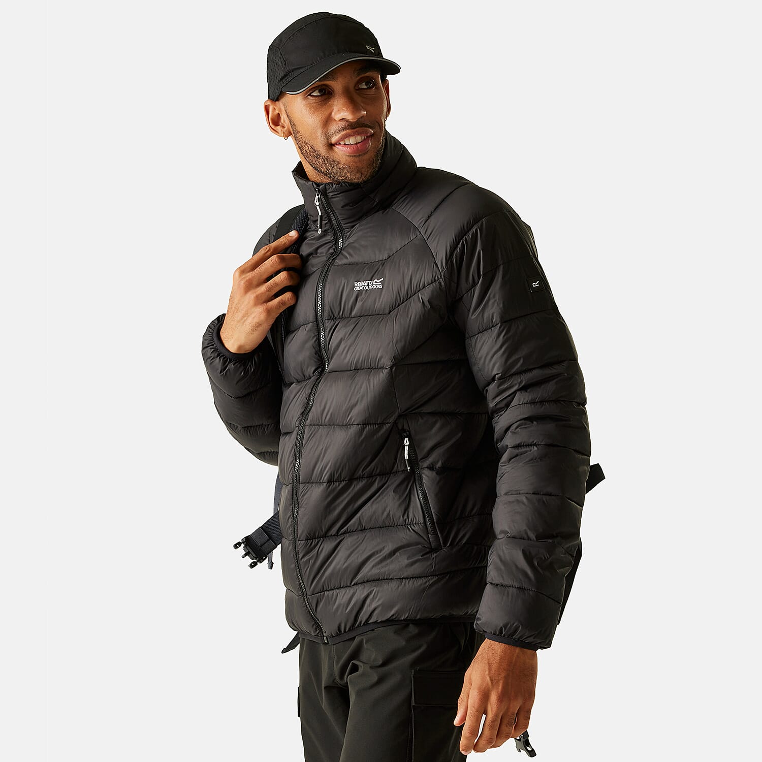 Regatta-Mens-Insulated-Padded-Jacket-With-Water-Repellent-Finish-Zippe